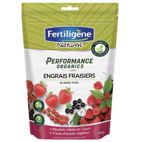 Performance organics engrais fraisiers et petits fruits fertiligene 700g