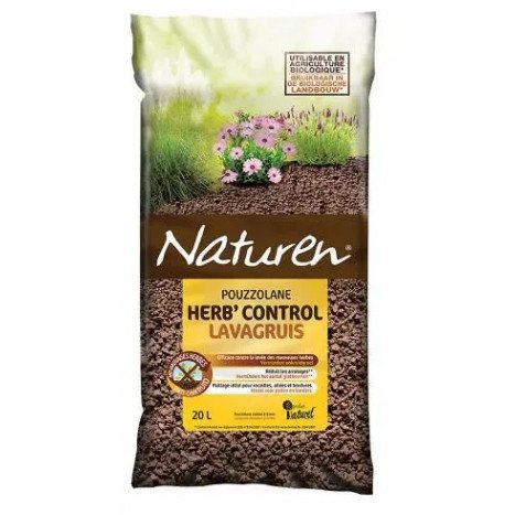 Paillage pouzzolane herb'control fertiligene 20l