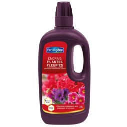 Engrais plantes fleuries, géraniums, dipladénias, vivaces liquide concentré fetiligene 750ml+20%gratuit