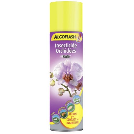 Anti-insectes & acariens aérosol spécial orchidées algoflash 200ml