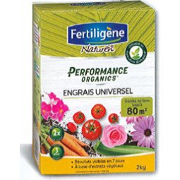 Engrais universel performance organics fertiligene 2kg