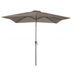 Parasol 2.5x2.5/8 manivelle - taupe