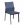 Chaise delia graphite/bleu