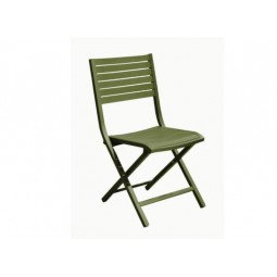 Lucca chaise pliante alu - vert